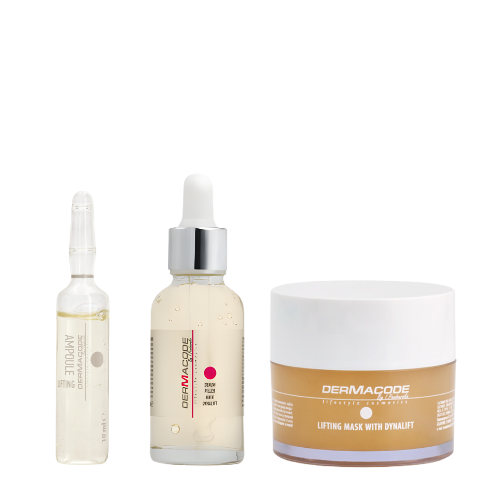 Серум с диналифт 7% 30 мл + Гел-Маска с диналифт 50 мл + подарък Ампула с диналифт 10 мл