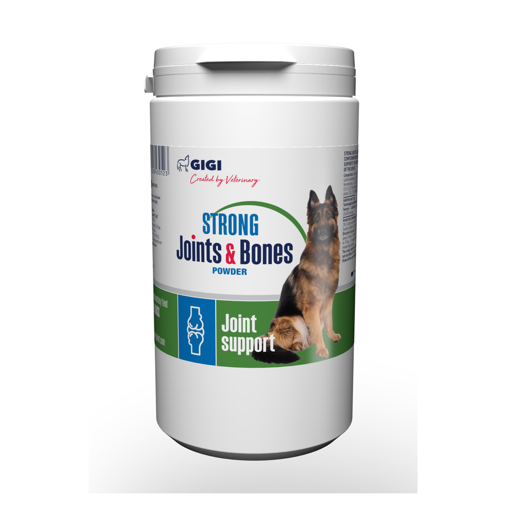 GIGI Strong Joints & Bones Powder 1040 гр. добавка за по-здрави кости и стави за големи породи кучета