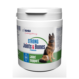 [5225] GIGI Strong Joints & Bones powder 500 гр. добавка на прах за кости и стави за големи породи кучета